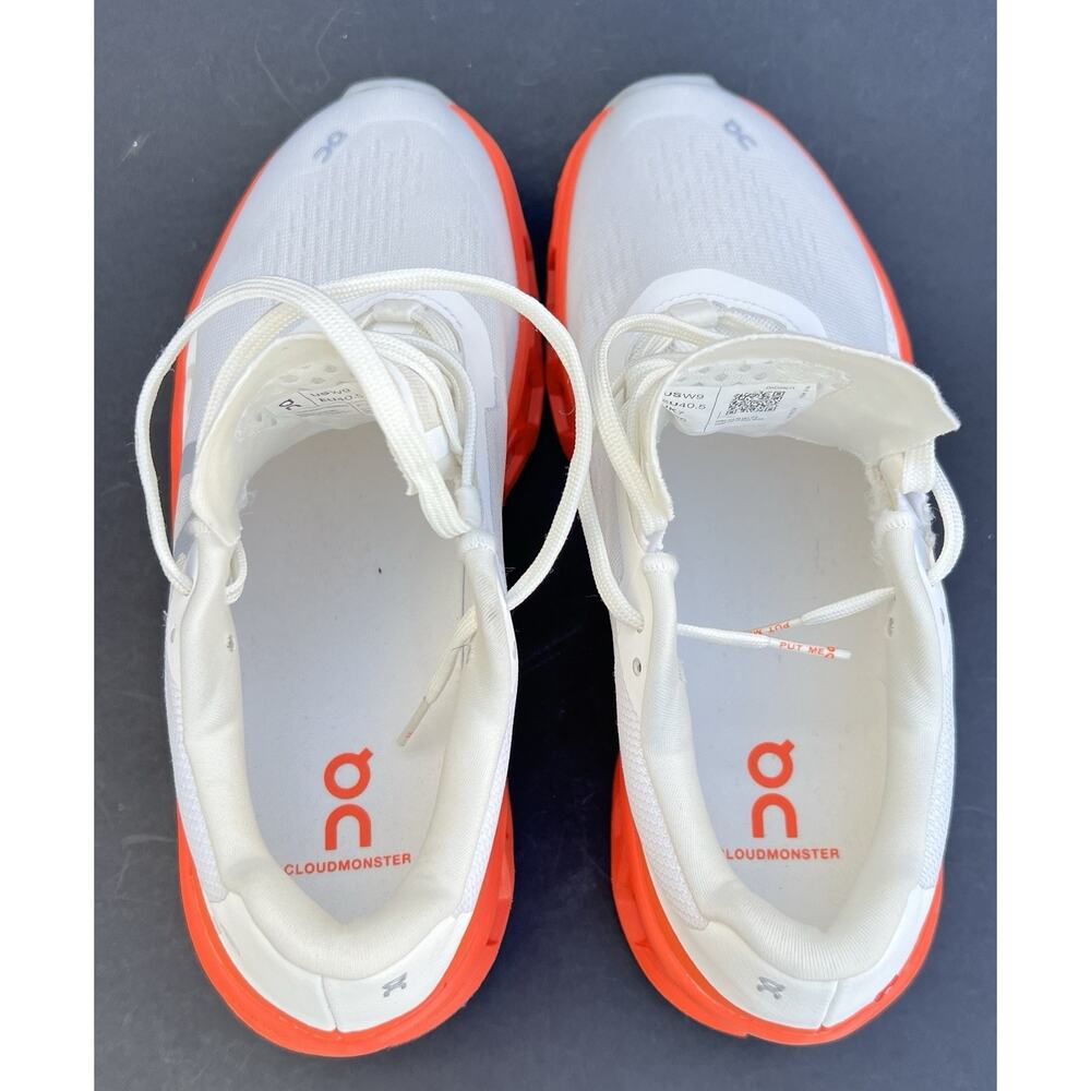 On Cloudmonster White Lightweight and Comfortable Running Shoes Women’s Size 9US - Picture 14 of 14